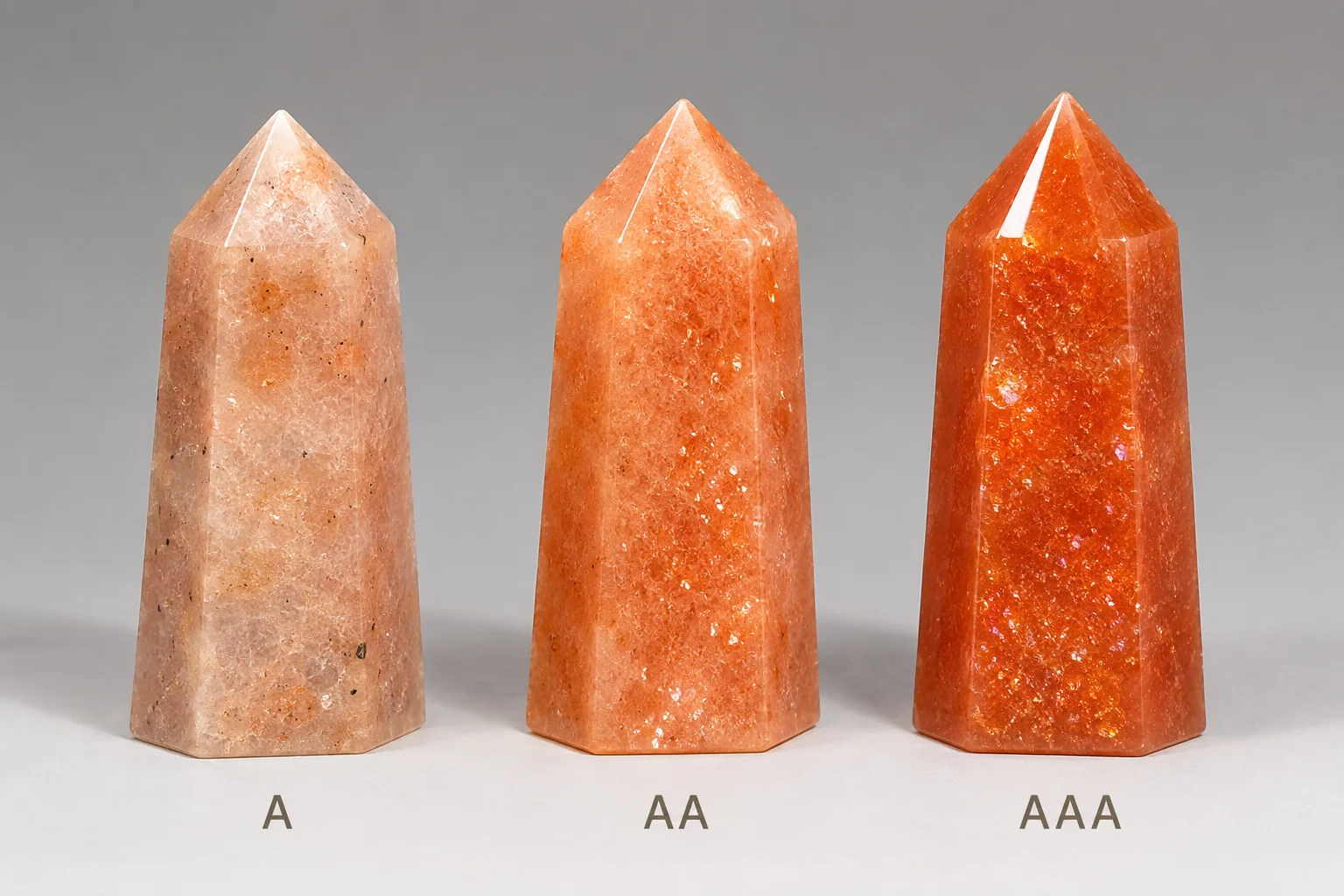 Sunstone Grades A, AA, AAA Sunstone grades A, AA, AAA