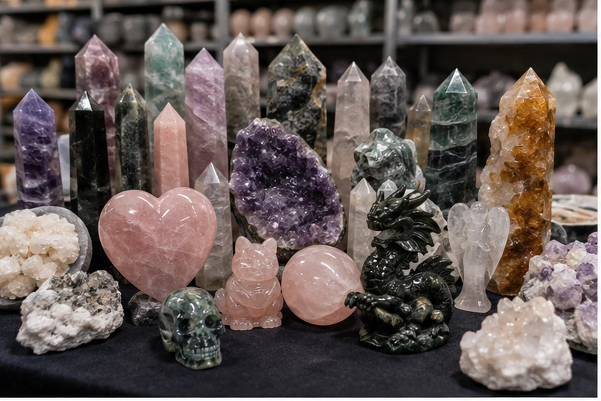 A collection of high-quality wholesale crystals from a reliable supplier.