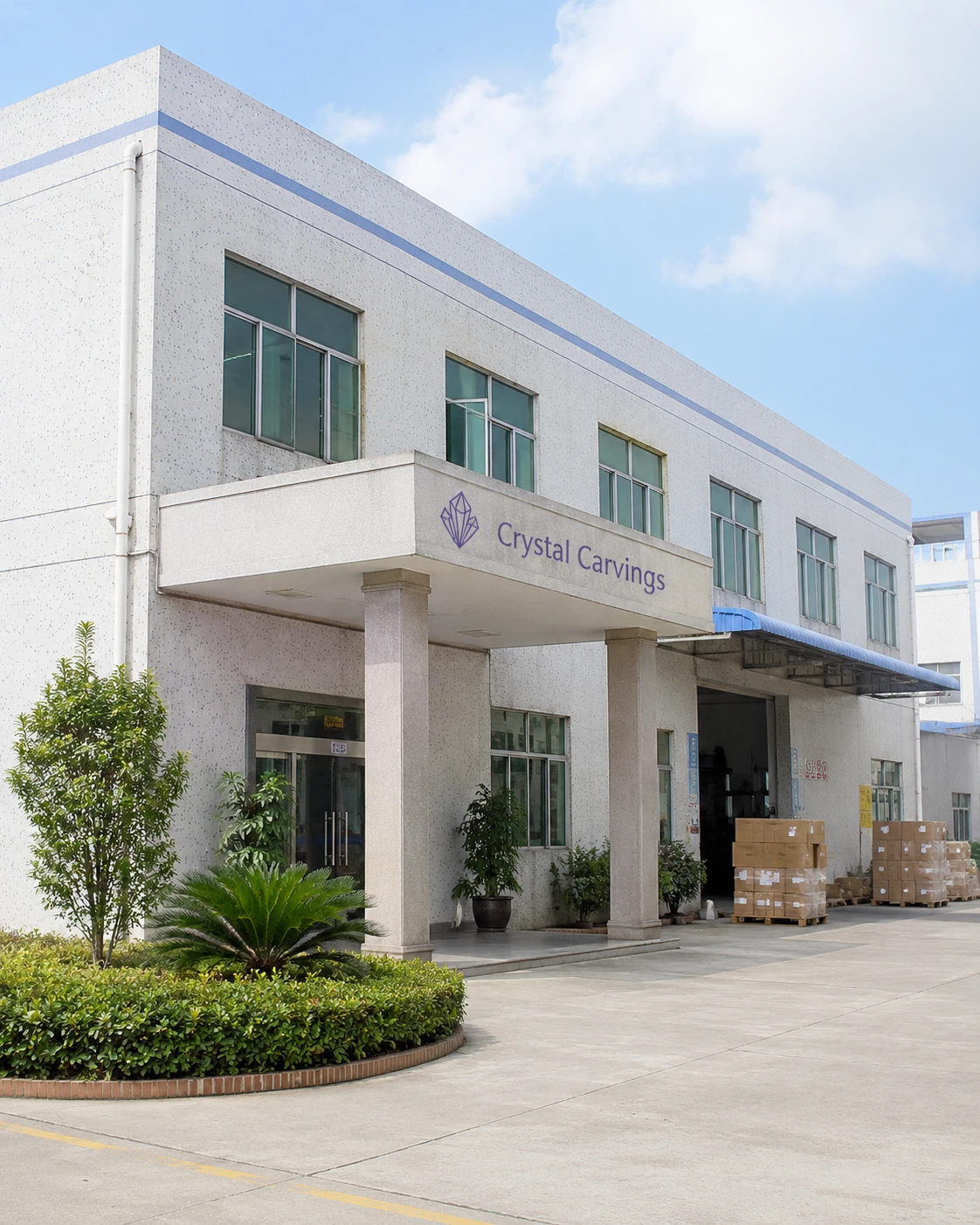 Crystal Carvings factory exterior
