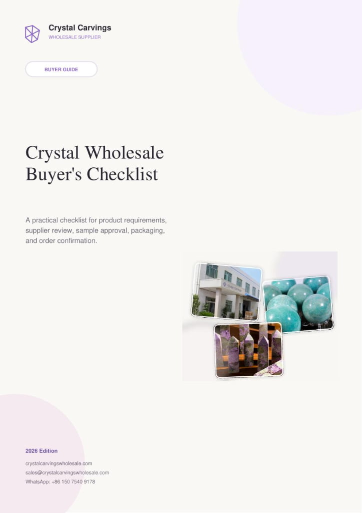 Crystal Wholesale Buyer’s Checklist