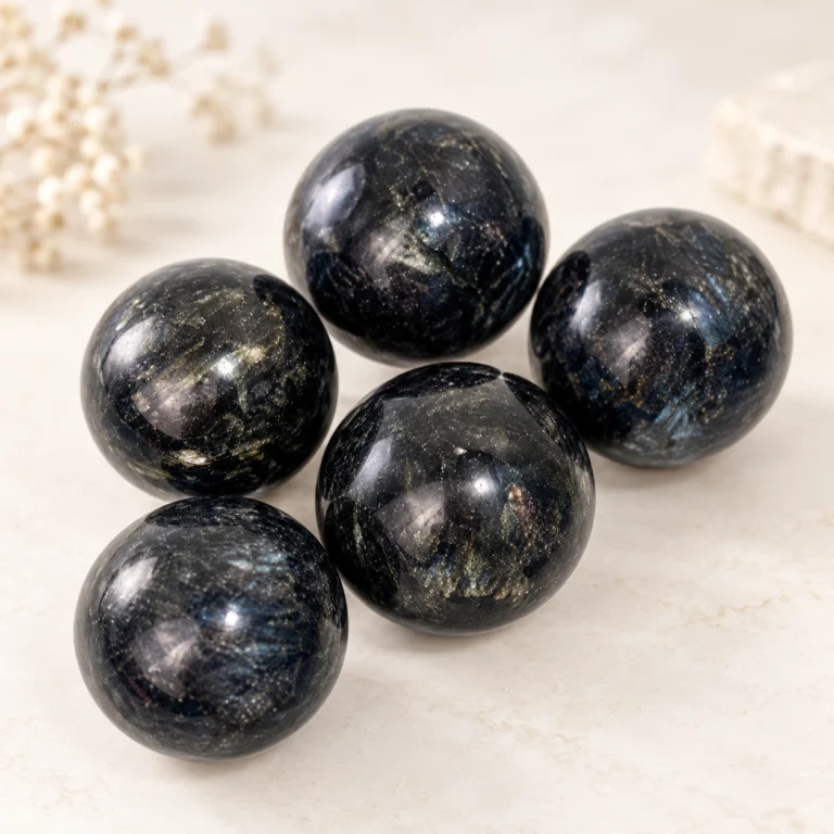 Firework Garnet Crystal Sphere