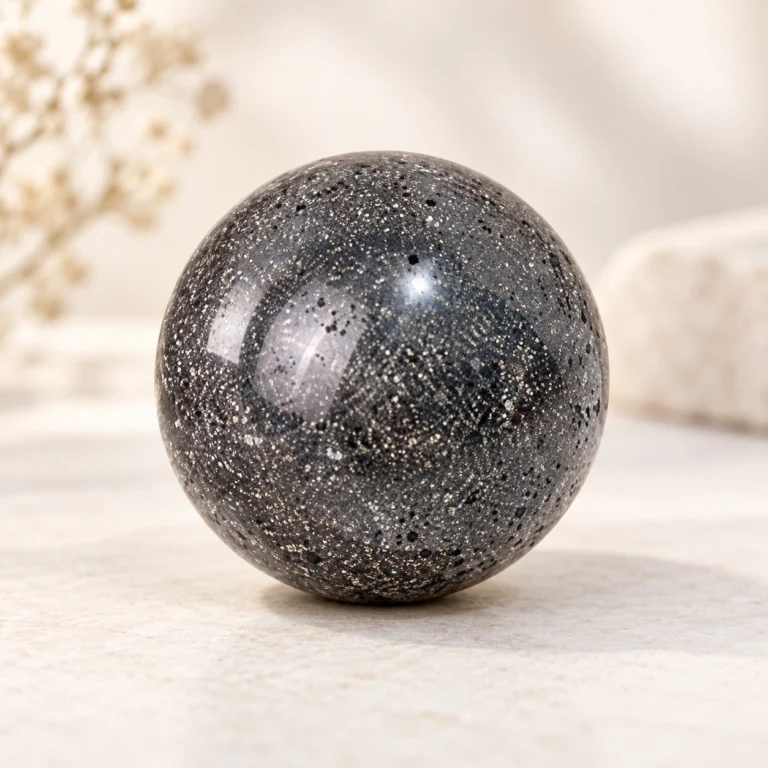 Lava Stone Crystal Sphere