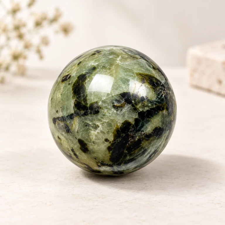 Prehnite Crystal Sphere