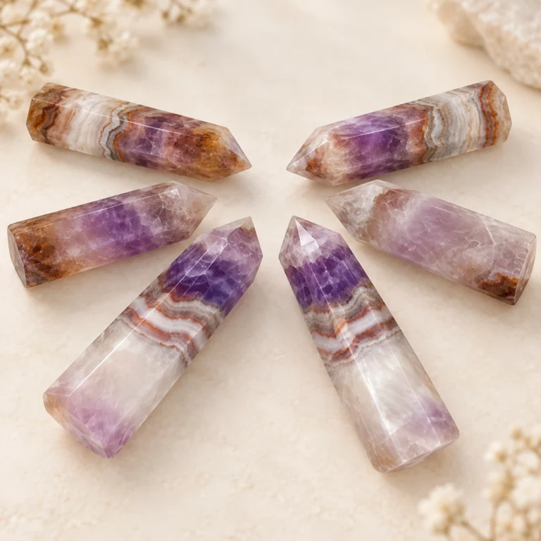 Amethyst Agate Crystal Tower