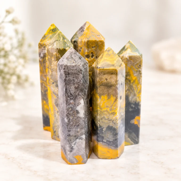 Bumblebee Jasper Crystal Tower