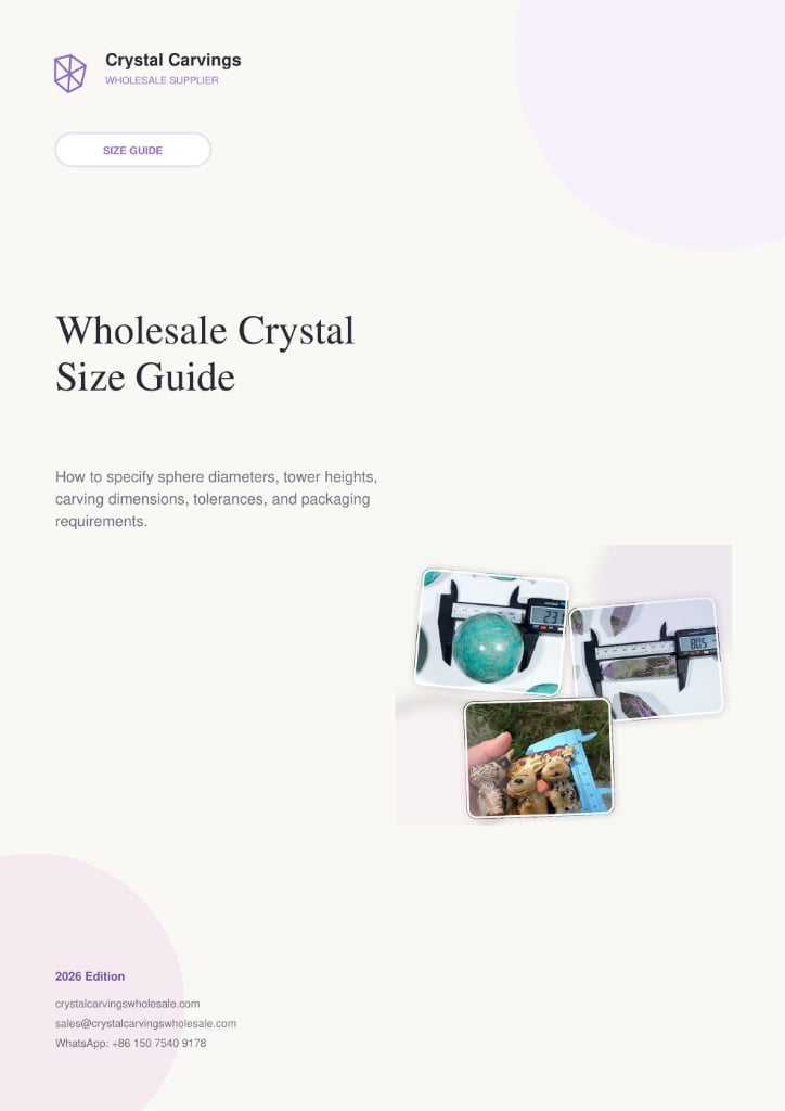 Wholesale Crystal Size Guide