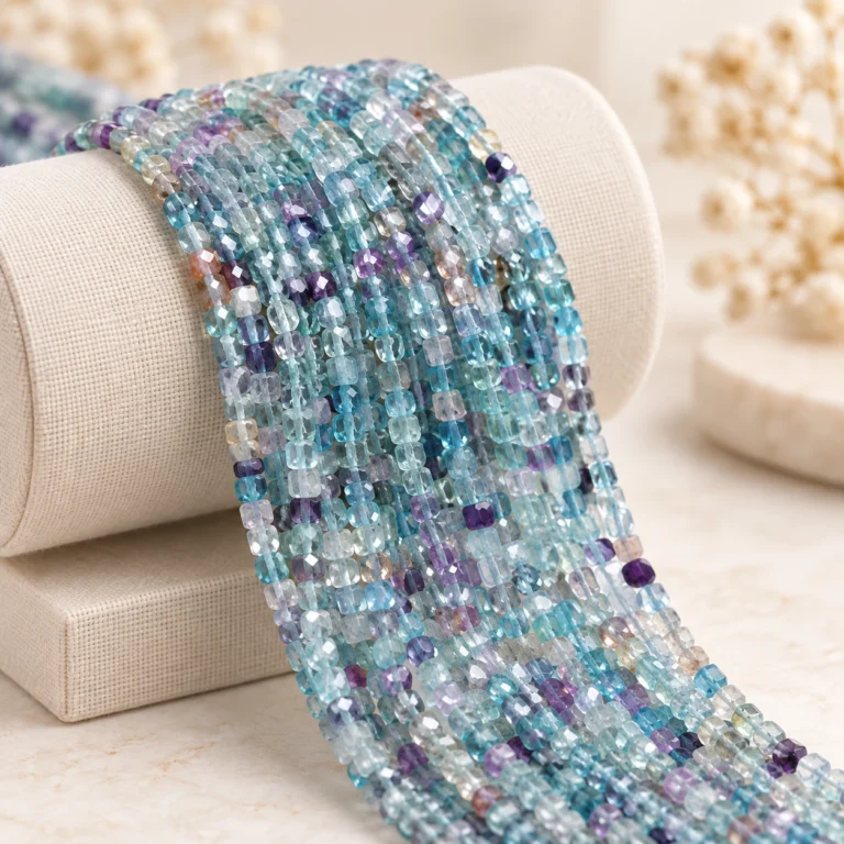 Wholesale Fluorite 8mm Round Bracelet Bead Strands