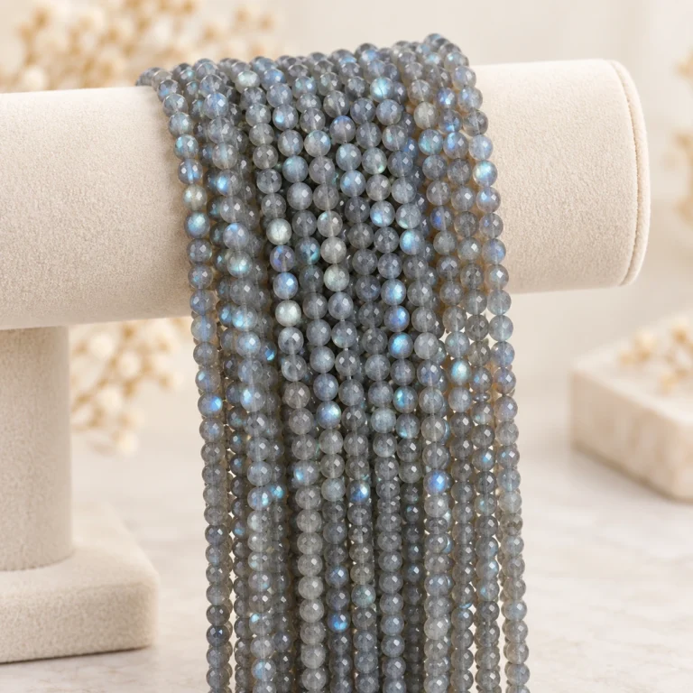 Wholesale Labradorite 8mm Round Bracelet Bead Strands