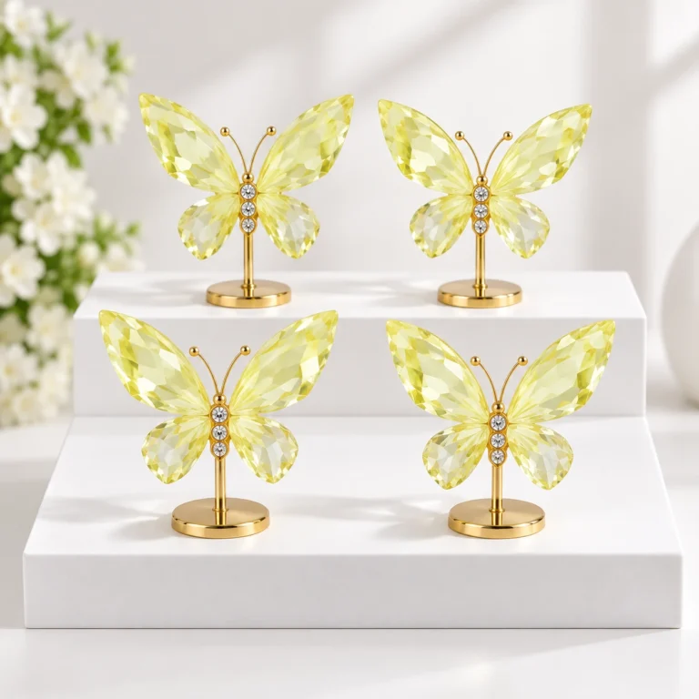 Wholesale Feather Dream Amethyst Large Butterfly Decorations