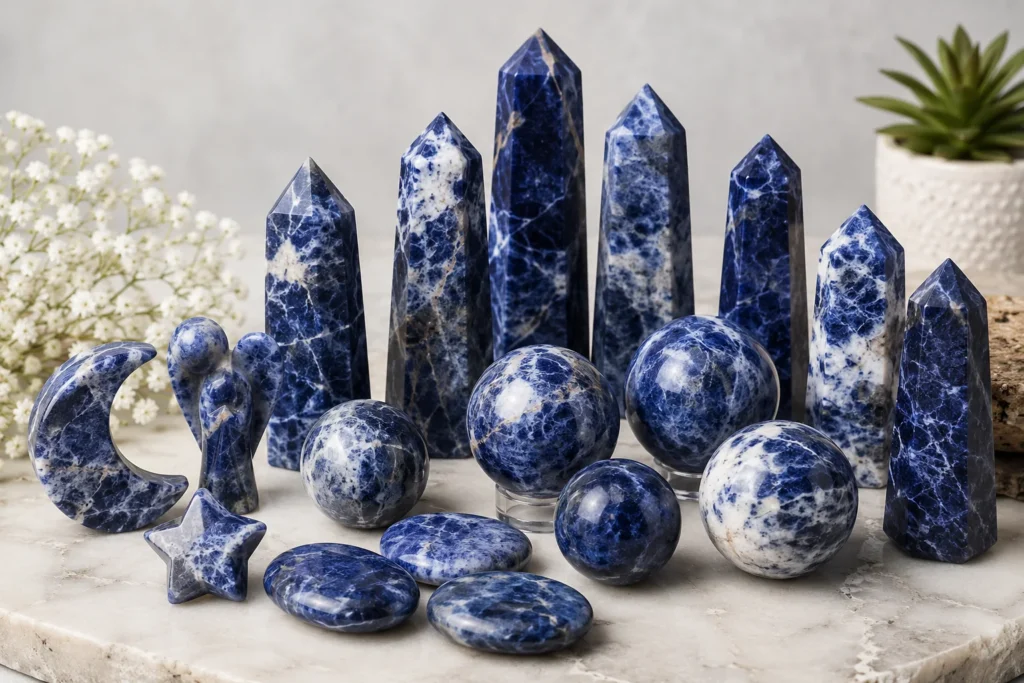 Sodalite Crystal Carvings: Color, Quality and Buying Guide