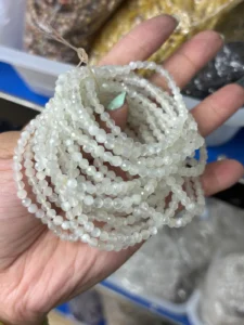 Assorted Natural Crystal 5mm faceted bead bracelets wholesale - view 6