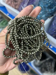 Assorted Natural Crystal 5mm faceted bead bracelets wholesale - view 9