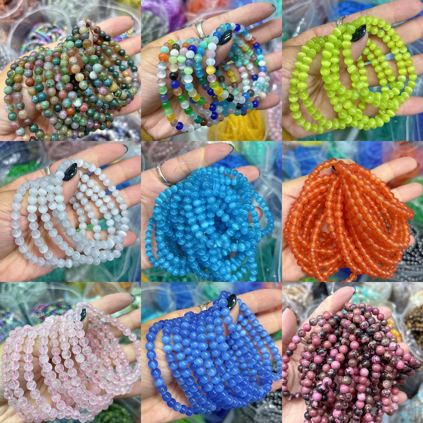 Mixed Cat's Eye wholesale crystals
