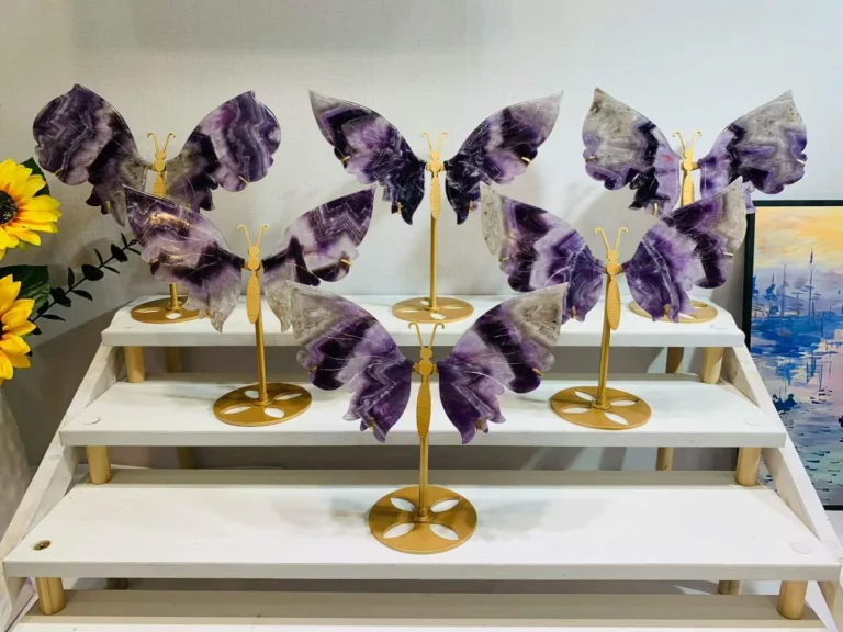Wholesale Dream Amethyst Large Butterfly Decorations