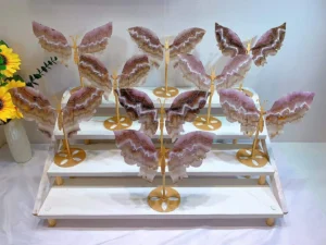 Feather Dream Amethyst Large Butterfly Decorations