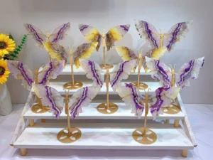 Fluorite Large Crystal Wing Decorations