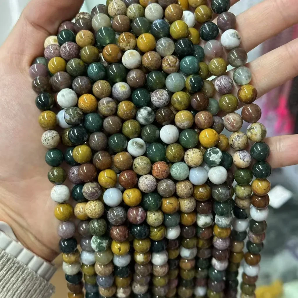 Ocean Jasper 6mm round bracelet bead strands wholesale