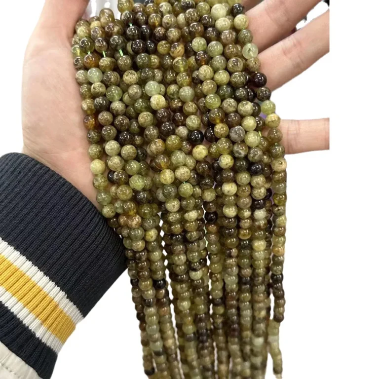 Tsavorite Garnet 4mm round bracelet bead strands wholesale