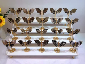 Volcanic Agate Small Butterfly Decorations