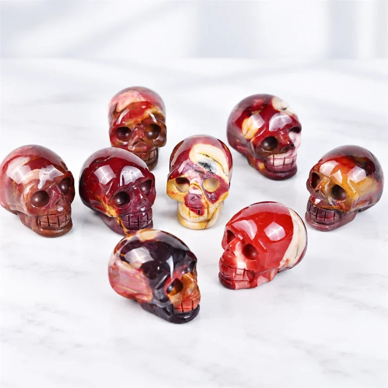 Agate Skull Crystal Carving