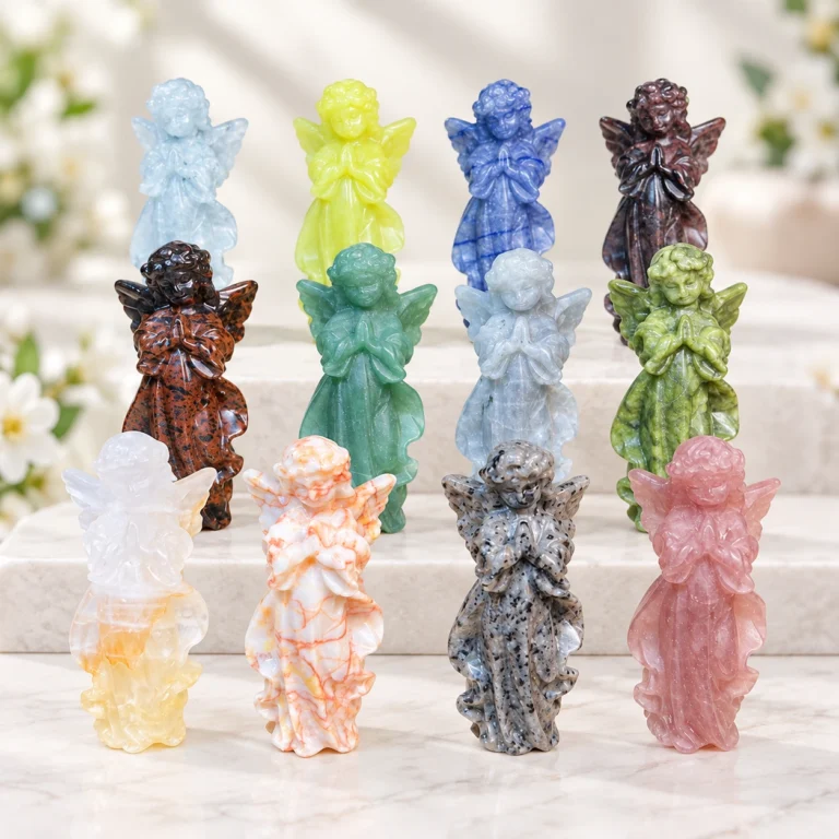 Baby Angel Crystal Carving