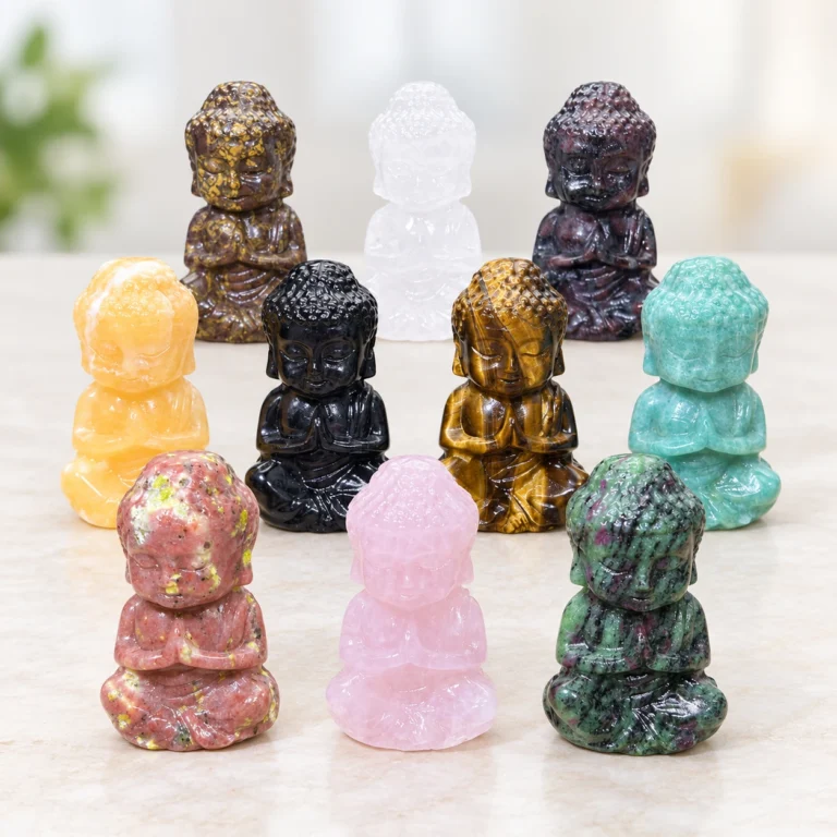 Baby Buddha Crystal Carving