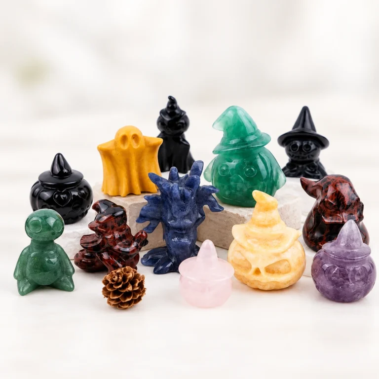 Halloween Pumpkin Crystal Carving