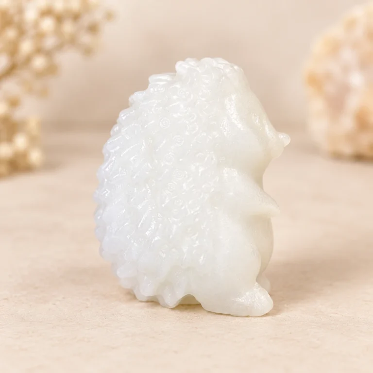 Hedgehog Crystal Carving