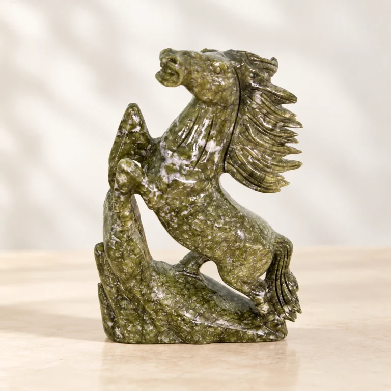 Horse Crystal Carving