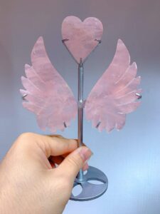 Crystal Heart Wing Decorations – Design 3