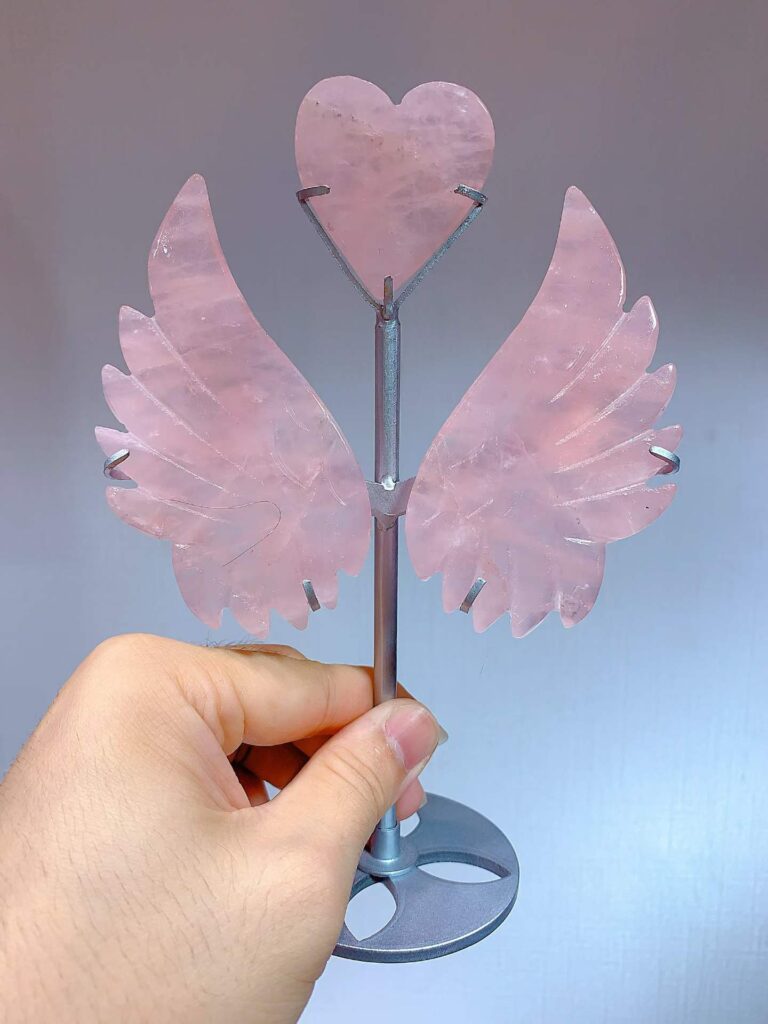 Crystal Heart Wing Decorations – Design 3