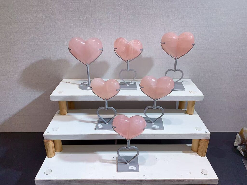 Crystal Heart Decorations