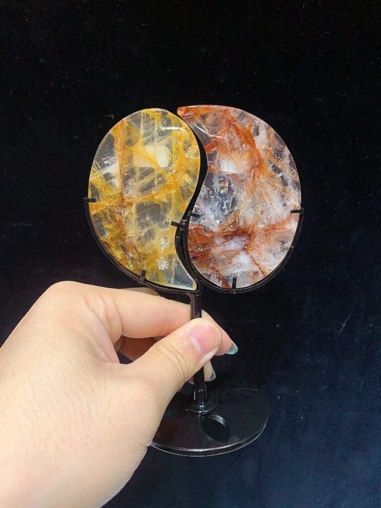 Crystal Yin Yang Decorations