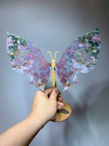 Large Ocean Jasper Butterfly Wing Decorations