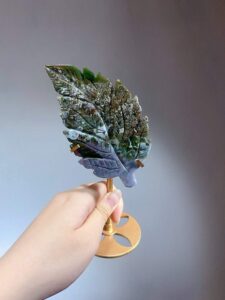 Crystal Leaf Decorations