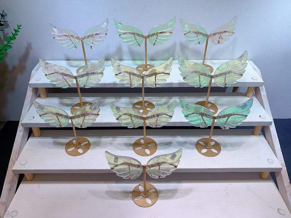 Crystal Angel Wing Decorations