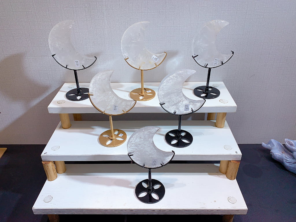 Crystal Crescent Moon Decorations Assortment