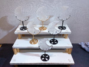 Crystal Crescent Moon Decorations Assortment