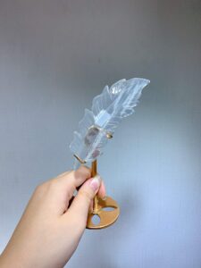 Crystal Feather Decorations