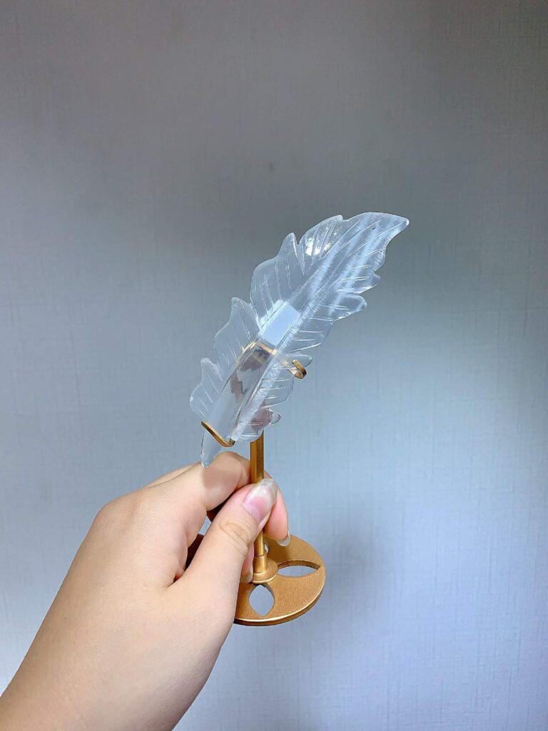 Crystal Feather Decorations