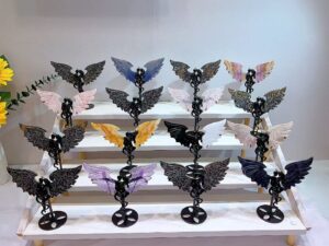 Small Crystal Devil Angel Wing Decorations