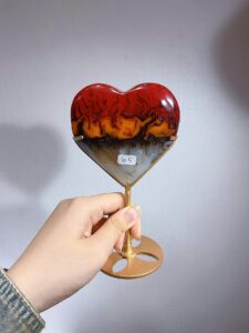 Crystal Heart Decorations