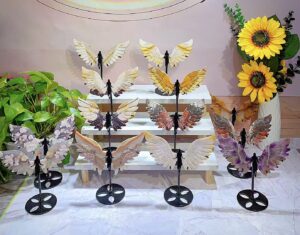 Small Crystal Archangel Wing Decorations