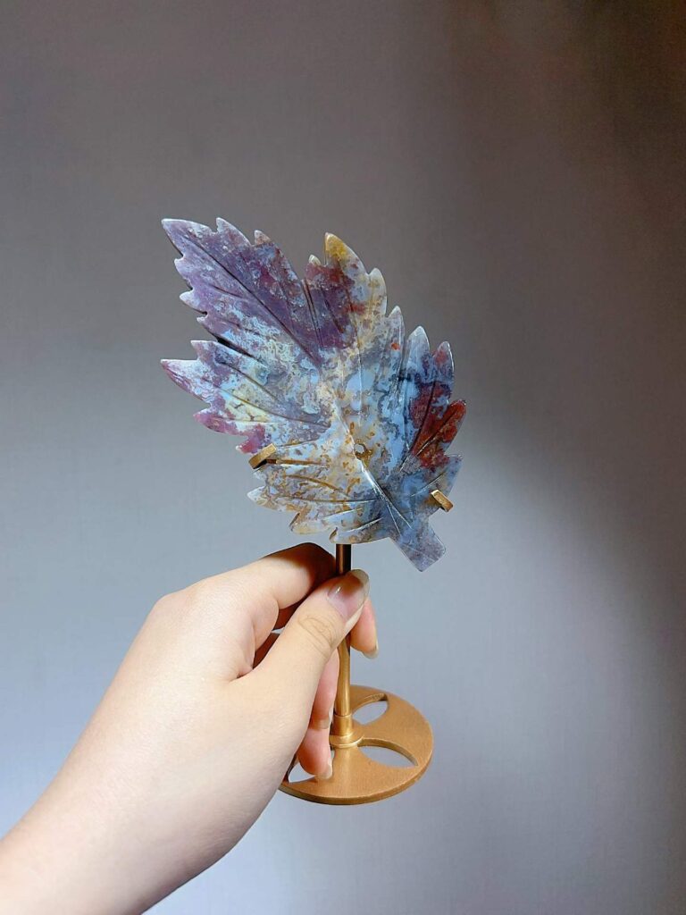 Crystal Leaf Decorations