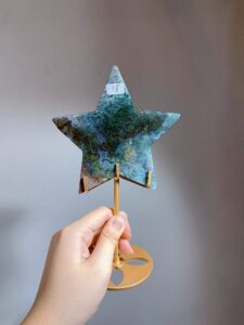 Crystal Five-Pointed Star Decorations – Design 1