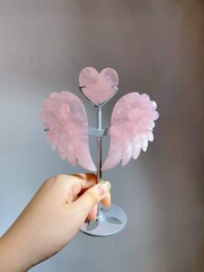 Crystal Heart Wing Decorations – Design 4
