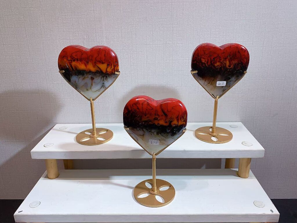 Crystal Heart Decorations