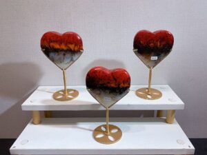Crystal Heart Decorations
