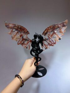 Large Crystal Devil Angel Wing Decorations