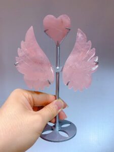Crystal Heart Wing Decorations – Design 3